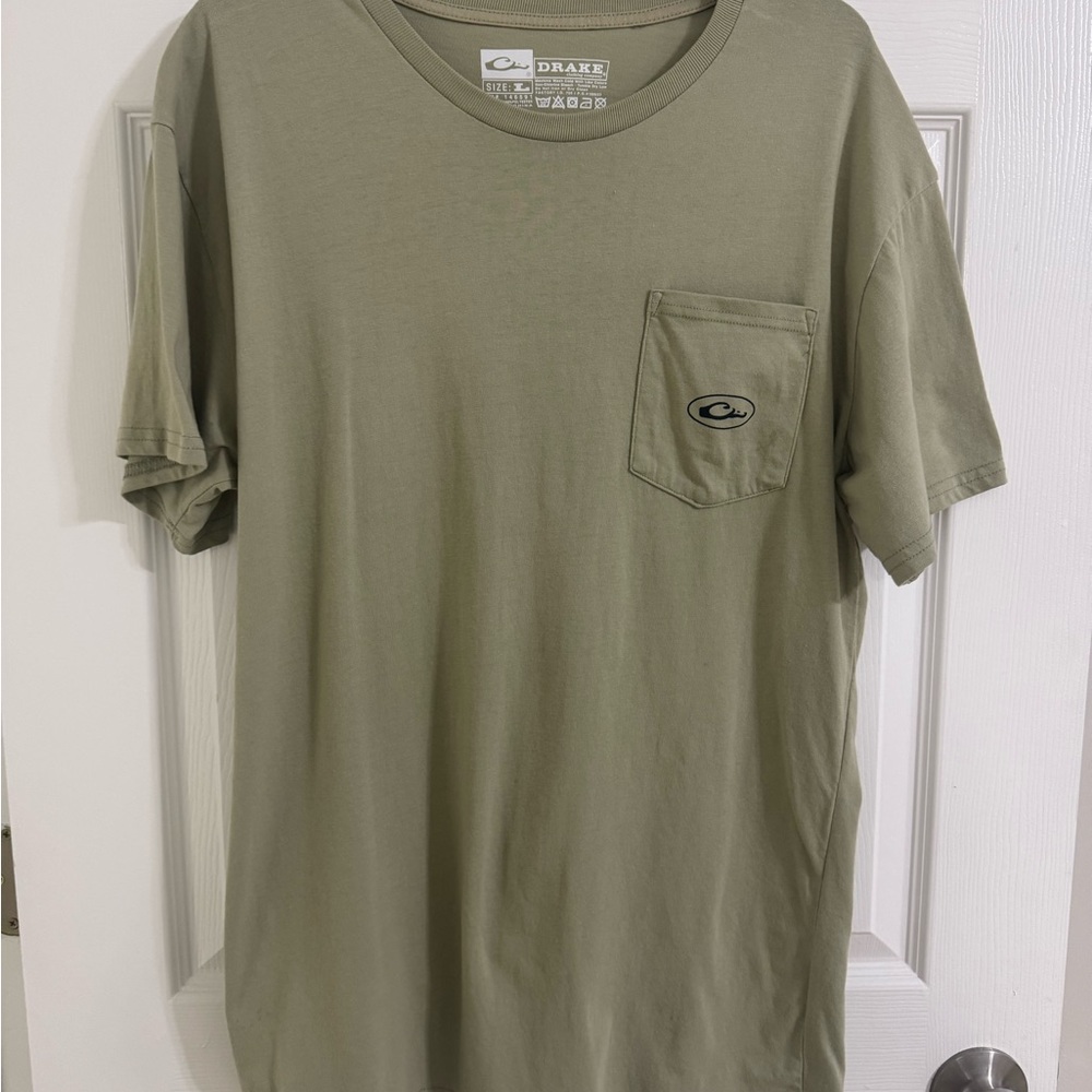 Drake Sage Green Short Sleeve Tee